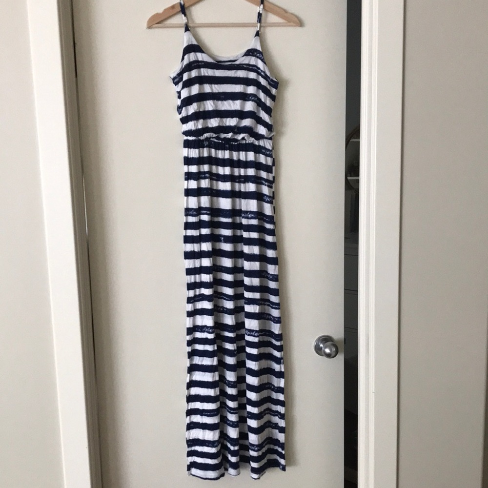 Striped maxi sundress